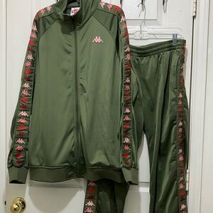 Kappa Tracksuit Sweatsuit Warmup Exercise Jump Leisure Jogging Suit Soccer EUC
